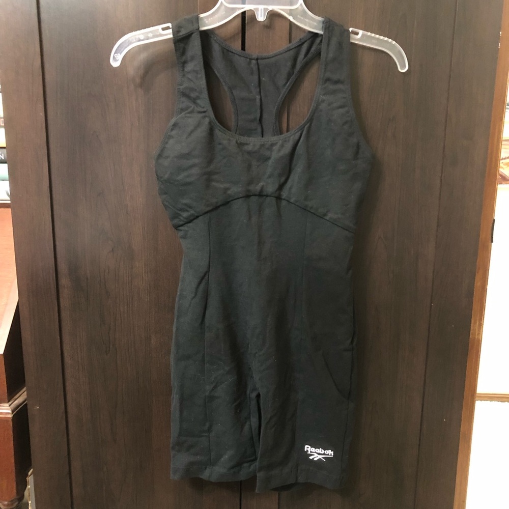 Reebok Black Athletic Bodysuit